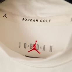 Jordan Golf Shirt - DF Mock Neck Polo - Sail SU23 -Fashion Golf 0005 jordan mock 4
