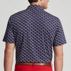 RLX Golf Shirt - Speedster Printed Airflow - Refined Navy AW23 -Fashion Golf 0005 s7 1487950 alternate3