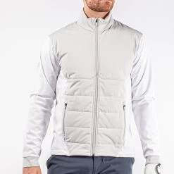 Galvin Green Golf Jacket - Leonard Quilted IFC-1 - Cool Grey AW23 -Fashion Golf 0010 leonard b01000049365 s 193