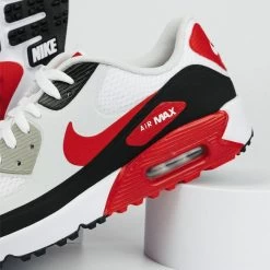 Nike Golf Shoes - Air Max 90 G - White - University Red 2023 -Fashion Golf 0027 air max 90 7