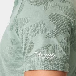 Macade Golf Shirt - Nolan Camo Polo - Sage Green SS23 -Fashion Golf 0033 macade golf shirt nolan camo polo sage green ss23 sh20230011 86