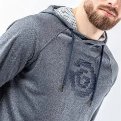 Galvin Green Golf Pullover - Desmond Hoodie - Navy Mel. AW23 -Fashion Golf 0088 desmond c01000289111 s 94