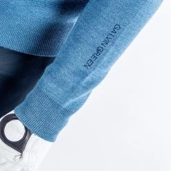 Galvin Green Golf Jumper - Chester Merino - Blue Mel. AW23 -Fashion Golf 0106 chester g11569587 s 60