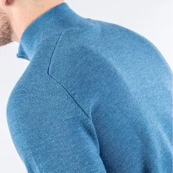 Galvin Green Golf Jumper - Chester Merino - Blue Mel. AW23 -Fashion Golf 0108 chester g11569587 s 62