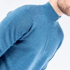 Galvin Green Golf Jumper - Chester Merino - Blue Mel. AW23 -Fashion Golf 0109 chester g11569587 s 58