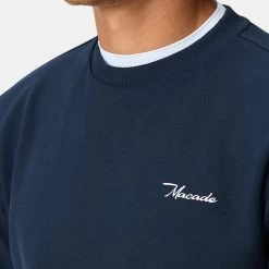 Macade Golf Pullover - Range Crew Neck - Navy SS23 -Fashion Golf 0110 macade golf pullover range crew neck navy ss23 sw20227713 75