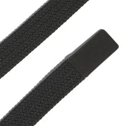 Adidas Golf Belt - Braided Stretch Woven - Black AW23 -Fashion Golf adidas golf belt braided stretch woven black ss23 b