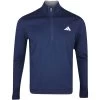 Adidas Golf Jumper - Elevated QZ - Collegiate Navy AW23 -Fashion Golf adidas golf jumper elevated qz collegiate navy ss23 ib6114 m