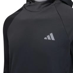 Adidas Golf Pullover - Cold.Rdy Hoodie - Black AW23 -Fashion Golf adidas golf pullover cold rdy hoodie black aw23 il9632 37