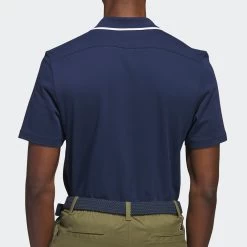 Adidas Golf Shirt - Go-To Pique Polo - Collegiate Navy SS23 -Fashion Golf adidas golf shirt go to pique polo collegiate navy ss23 hr7975 e