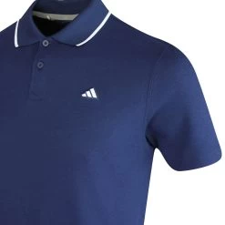 Adidas Golf Shirt - Go-To Pique Polo - Collegiate Navy SS23 -Fashion Golf adidas golf shirt go to pique polo collegiate navy ss23 hr7975 o