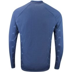 Adidas Golf Shirt - Primeknit TOUR LS Polo - Collegiate Navy AW23 -Fashion Golf adidas golf shirt primeknit tour ls polo collegiate navy aw23 hy1792 41