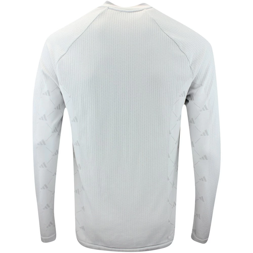 Adidas Golf Shirt - Primeknit TOUR LS Polo - White AW23 5 Adidas Golf Shirt - Primeknit TOUR LS Polo - White AW23 - Image 3