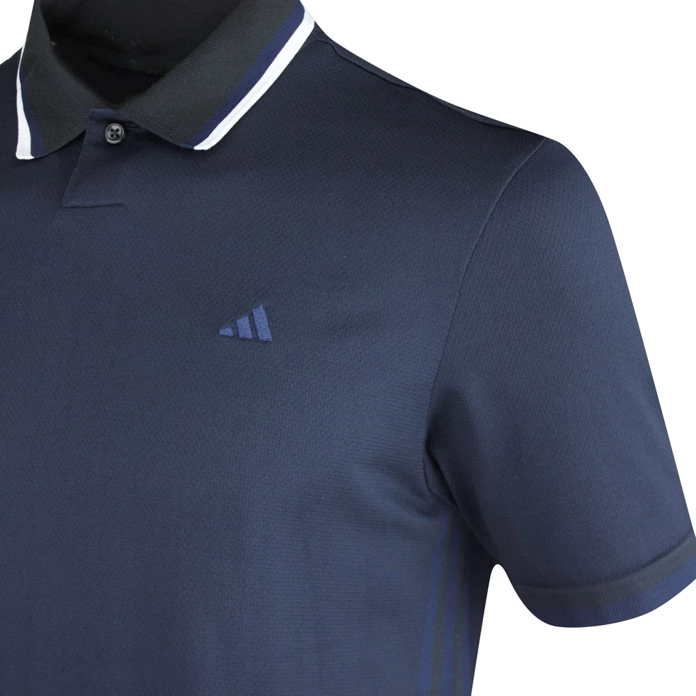 Adidas Golf Shirt - Primeknit Tour Polo - Collegiate Navy SS23 6 Adidas Golf Shirt - Primeknit Tour Polo - Collegiate Navy SS23 - Image 4
