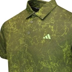 Adidas Golf Shirt - Sun Energy Polo - Olive Strata AW23 -Fashion Golf adidas golf shirt sun energy polo olive strata aw23 ib1994 83 1