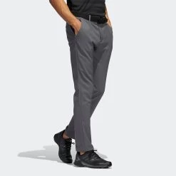 Adidas Golf Trousers - Primegreen Tapered Pant - Grey Five AW23 -Fashion Golf adidas golf trousers primegreen tapered aw22 05d