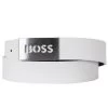 BOSS Golf Belt - Icon Logo Cutout Sz35 - White SP23 -Fashion Golf boss golf belt icon logo cutout sz35 white sp23 50491905 100 a
