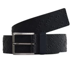 BOSS Golf Belt - Ther Tonal Logo Sz35 - Dark Navy FA23