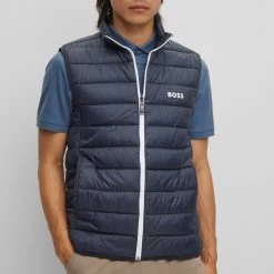 BOSS Golf Gilet - V_Thor Vest - Dark Navy WI23 -Fashion Golf boss golf gilet v thor fa22 02d