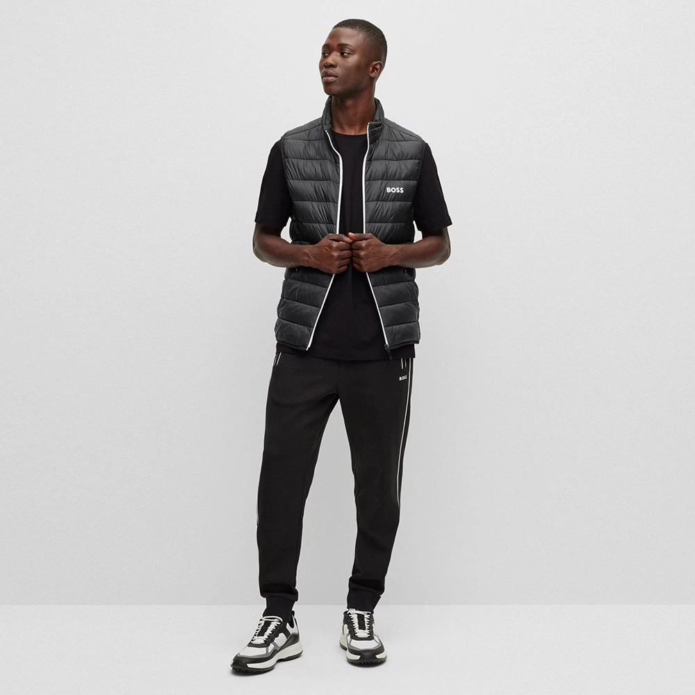 BOSS Golf Gilet - V_Thor Vest - Black - White WI23 10 BOSS Golf Gilet - V_Thor Vest - Black - White WI23 - Image 8