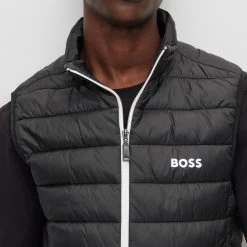 BOSS Golf Gilet - V_Thor Vest - Black - White WI23 15 BOSS Golf Gilet - V_Thor Vest - Black - White WI23 -Fashion Golf boss golf gilet v thor fa22 03d