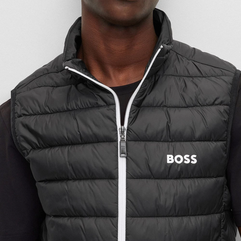 BOSS Golf Gilet - V_Thor Vest - Black - White WI23 8 BOSS Golf Gilet - V_Thor Vest - Black - White WI23 - Image 6