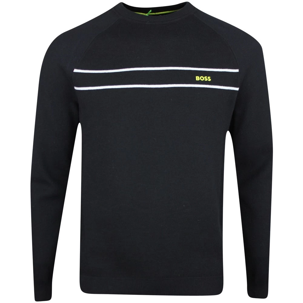 BOSS Golf Jumper - Righam Crew - Black SP23 3 BOSS Golf Jumper - Righam Crew - Black SP23