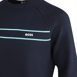 BOSS Golf Jumper - Righam Crew - Dark Navy SP23 -Fashion Golf boss golf jumper righam crew dark navy sp23 50492604 402 o