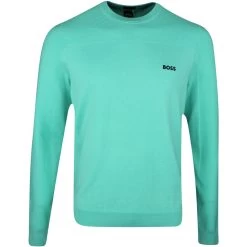 BOSS Golf Jumper - Romar Crew - Cockatoo SP23