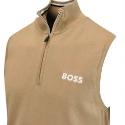 BOSS Golf Jumper - Zaxly Pro - Iconic Camel FA23 -Fashion Golf boss golf jumper zaxly pro iconic camel fa23 50493791 260 61