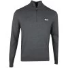 BOSS Golf Jumper - Zomat QZ - Black Melange SP23 -Fashion Golf boss golf jumper zomat qz black melange sp23 50492641 010 60
