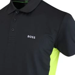 BOSS Golf Shirt - Paddytech Regular - Black SP23 13 BOSS Golf Shirt - Paddytech Regular - Black SP23 -Fashion Golf boss golf shirt paddytech regular black sp23 50487824 001 42