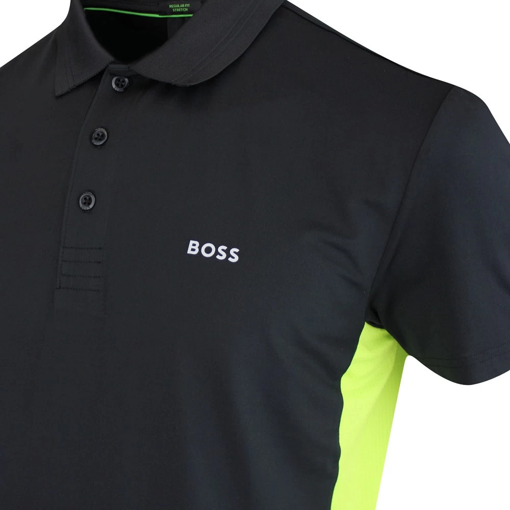 BOSS Golf Shirt - Paddytech Regular - Black SP23 6 BOSS Golf Shirt - Paddytech Regular - Black SP23 - Image 4