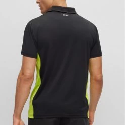 BOSS Golf Shirt - Paddytech Regular - Black SP23 15 BOSS Golf Shirt - Paddytech Regular - Black SP23 -Fashion Golf boss golf shirt paddytech regular black sp23 hbeu50487824 001 360