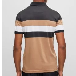 BOSS Golf Shirt - Patteo MB 9 Slim - Black FA23 -Fashion Golf boss golf shirt patteo mb 9 slim black fa23 hbeu50494525 001 360