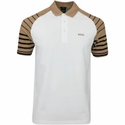 BOSS Golf Shirt - Paule 3 Slim - Training White FA23