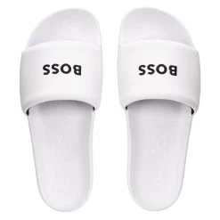 BOSS Golf Sliders - Reese Logo - Training White FA23
