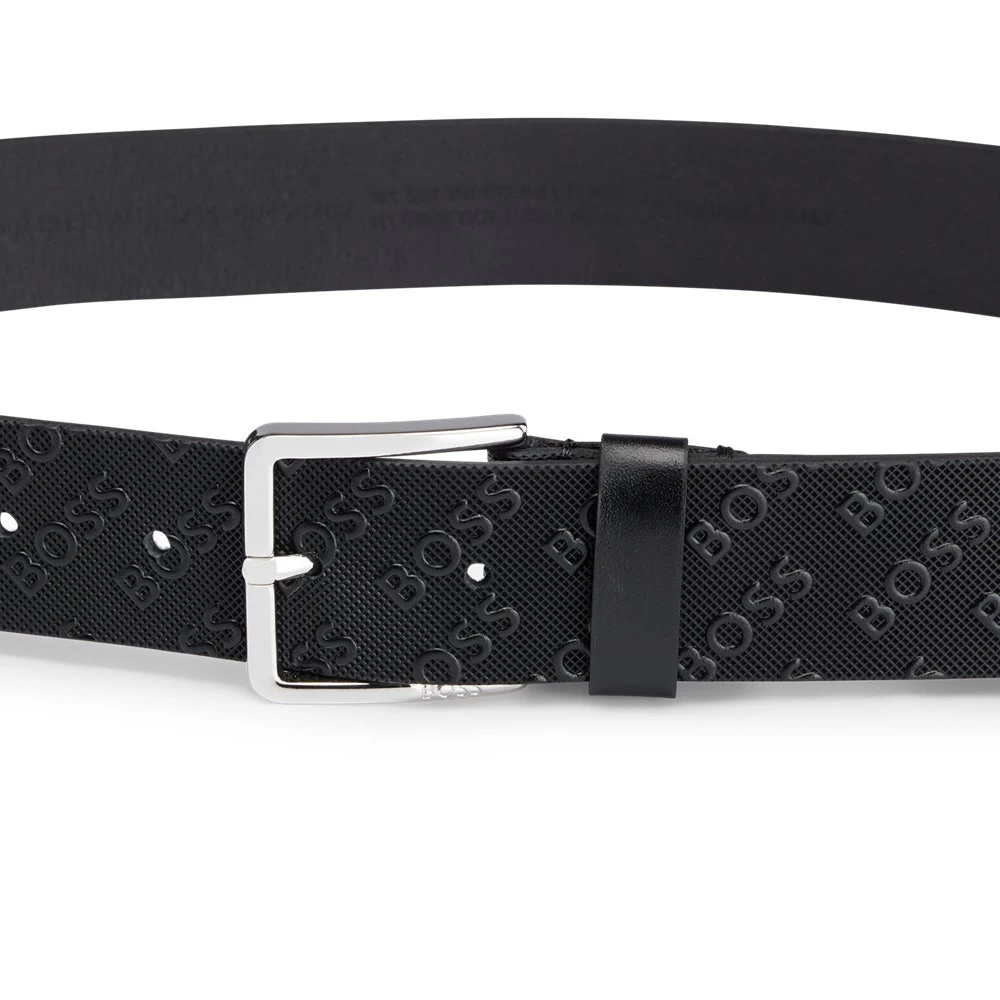 BOSS Golf Belt - Ther Tonal Logo Sz35 - Black FA23 5 BOSS Golf Belt - Ther Tonal Logo Sz35 - Black FA23 - Image 3