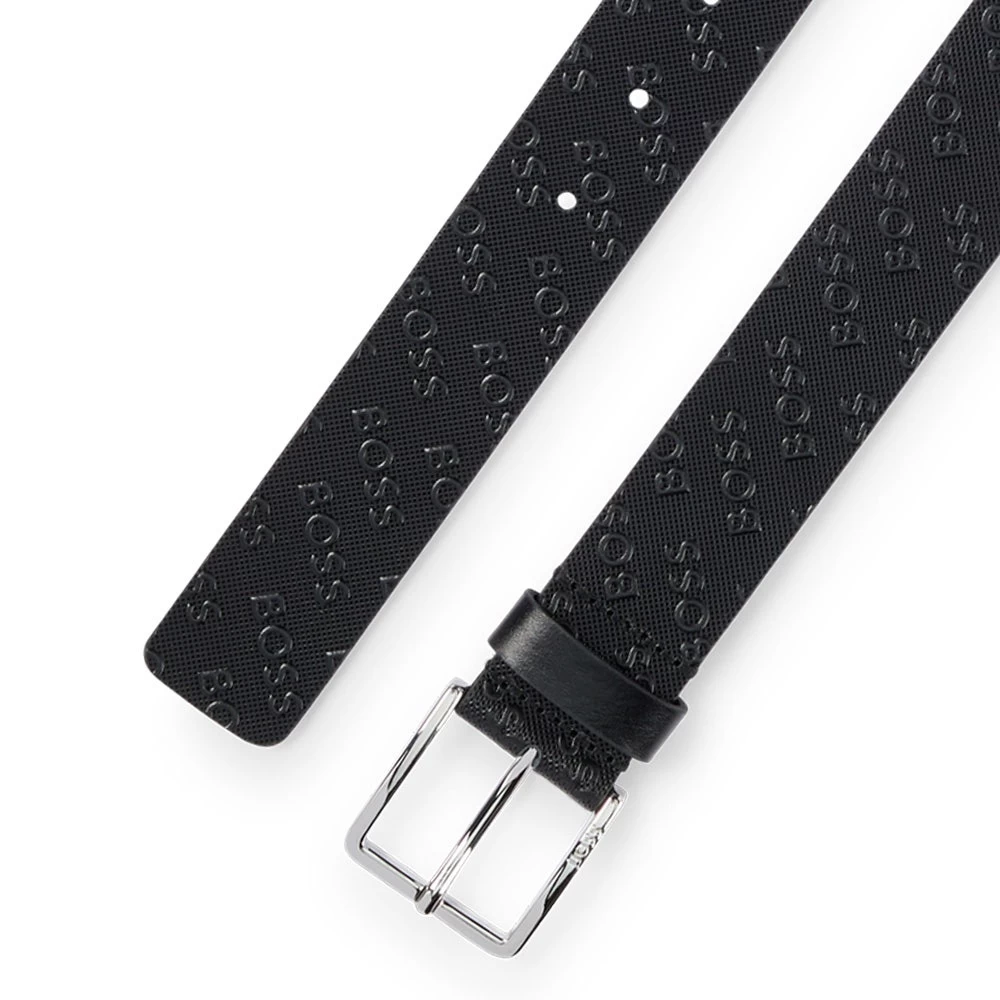 BOSS Golf Belt - Ther Tonal Logo Sz35 - Black FA23 4 BOSS Golf Belt - Ther Tonal Logo Sz35 - Black FA23 - Image 2