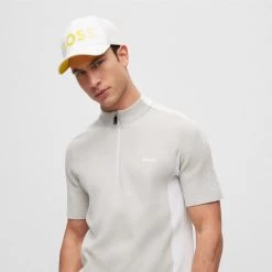 BOSS Golf Cap - Metastripe Logo - Training White FA23 10 BOSS Golf Cap - Metastripe Logo - Training White FA23 -Fashion Golf boss golf cap metastripe logo training white fa23 50495857 100 3