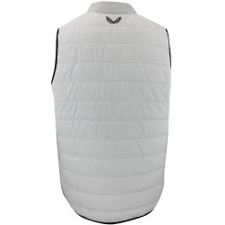 Castore Golf Gilet - Quilted FZ Vest - Stone Grey SS23 -Fashion Golf castore golf gilet quilted fz vest stone grey ss23 cm0772 216 139