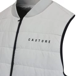 Castore Golf Gilet - Quilted FZ Vest - Stone Grey SS23 -Fashion Golf castore golf gilet quilted fz vest stone grey ss23 cm0772 216 140