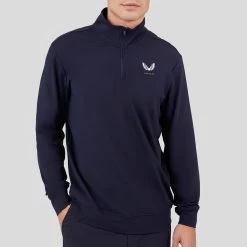 Castore Golf Pullover - Performance QZ - Midnight Navy SS23 -Fashion Golf castore golf pullover performance qz midnight navy ss23 cma40173 175 11