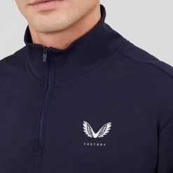 Castore Golf Pullover - Performance QZ - Midnight Navy SS23 -Fashion Golf castore golf pullover performance qz midnight navy ss23 cma40173 175 12