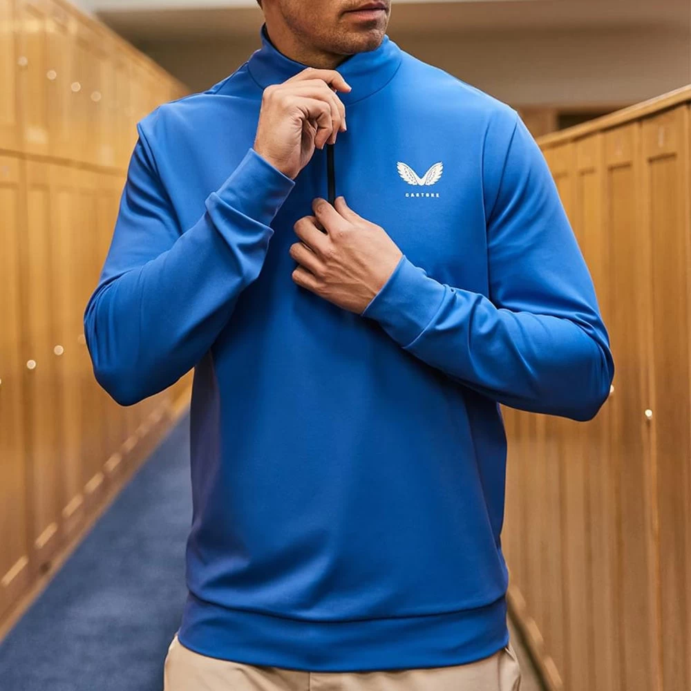Castore Golf Pullover - Performance QZ - Royal Blue SS23 12 Castore Golf Pullover - Performance QZ - Royal Blue SS23 - Image 10