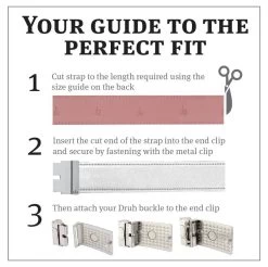 Druh Golf Belt - Crocodile Tour Leather - Aqua 2023 -Fashion Golf druh cut to length instructions 4 1 1 2 1 qel2cqswycvlaqon