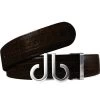 Druh Golf Belt - Crocodile Tour Leather - Dark Brown 2023 -Fashion Golf druh golf belt croc leather dark brown icon 2023