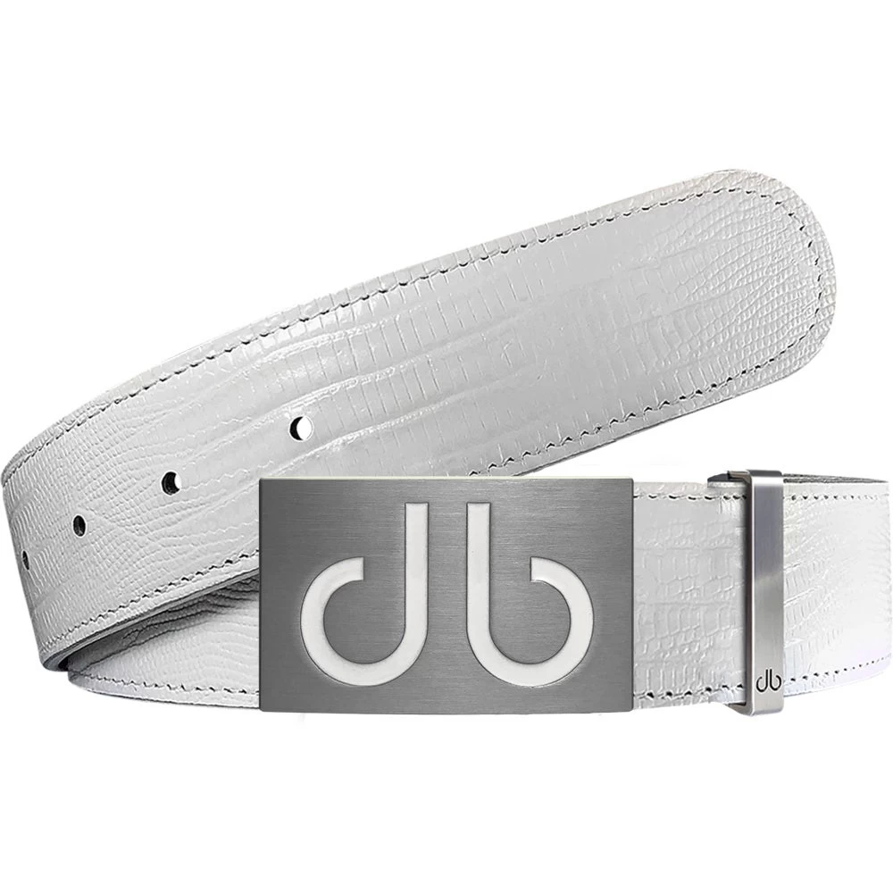 Druh Golf Belt - Lizard Tour Leather - White 2023 4 Druh Golf Belt - Lizard Tour Leather - White 2023 - Image 2