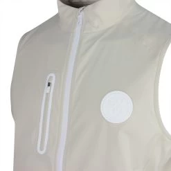 G/FORE Golf Gilet - Repeller Soft Shell Vest - Stone SP23 -Fashion Golf g fore golf gilet repeller soft shell vest stone sp23 g4ma23o06 stn 2
