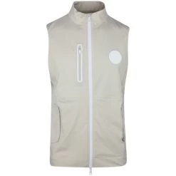G/FORE Golf Gilet - Repeller Soft Shell Vest - Stone SP23